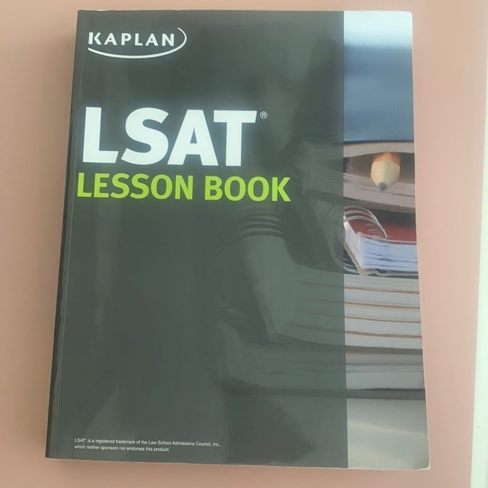 Kaplan LSAT lesson book